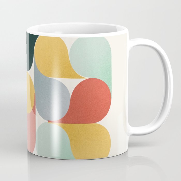 Shapes of color - abstract Coffee Mug Gallery Image 1