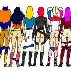 Superhero Butts - Girls Superheroine Butts LV Coffee Mug Gallery Image 2