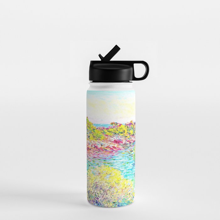 MONET : Landscape Near Montecarlo Water Bottle Gallery Image 1