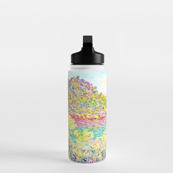 MONET : Landscape Near Montecarlo Water Bottle Gallery Image 3