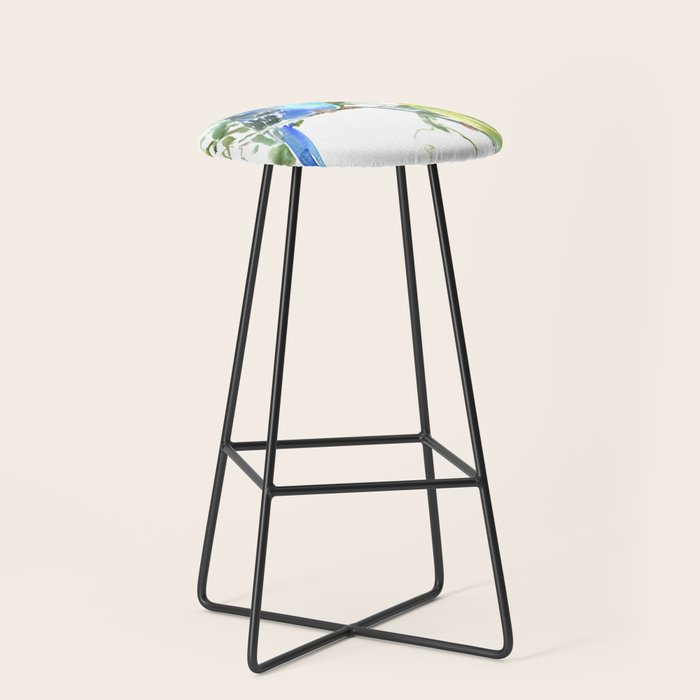 Parakeets, budgies pet bird home decor Stool Gallery Image 1