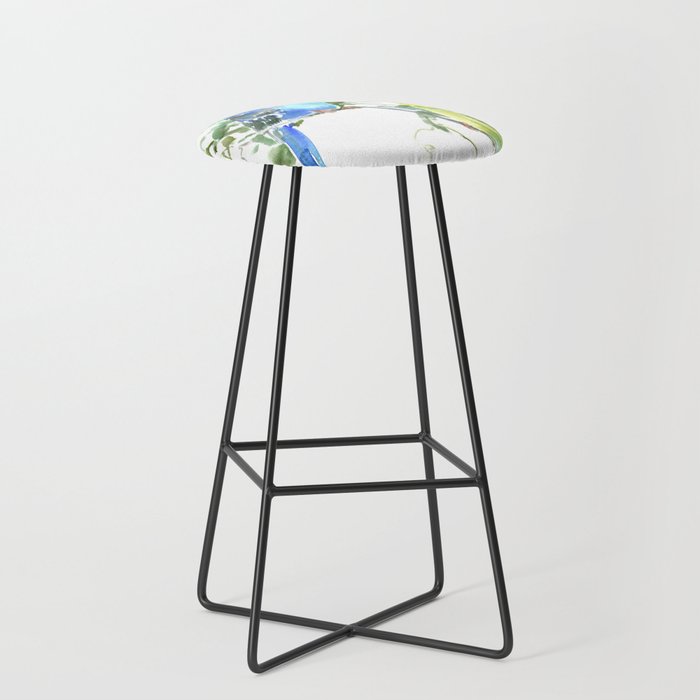 Parakeets, budgies pet bird home decor Stool Gallery Image 1