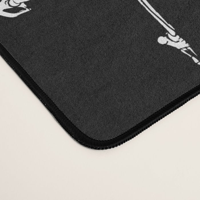 Yoga Skeleton Meditating Yogi Zen Poses Halloween Pattern Desk Mat Gallery Image 4
