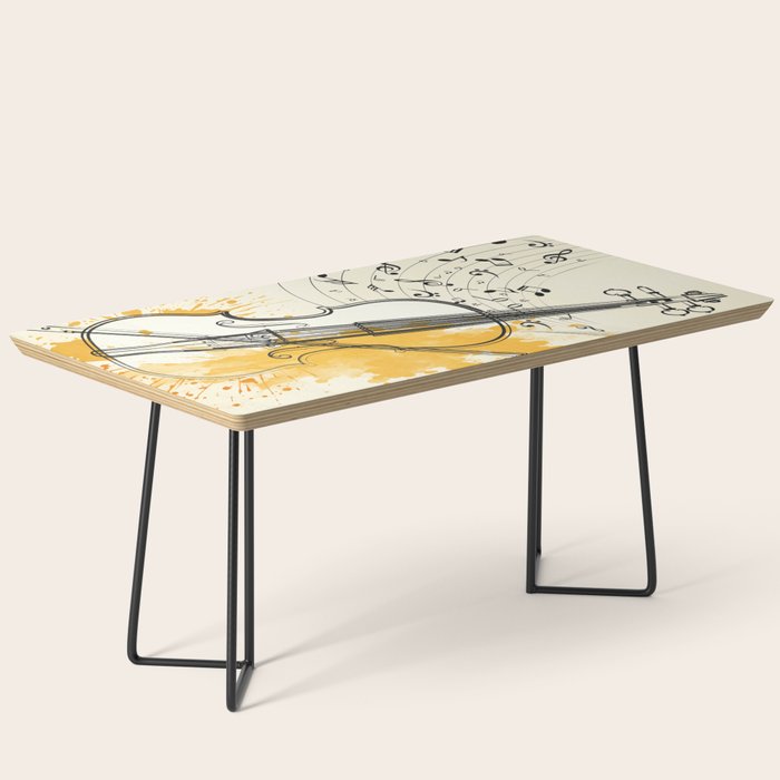 Abstract Minimal Musical Instrument 3 Coffee Table Gallery Image 1
