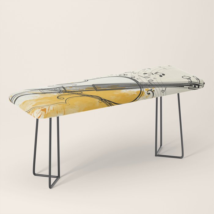Abstract Minimal Musical Instrument 3 Bench Gallery Image 1