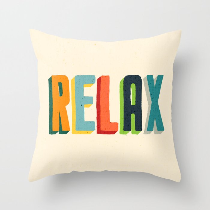 Relax Throw Pillow Gallery Image 6