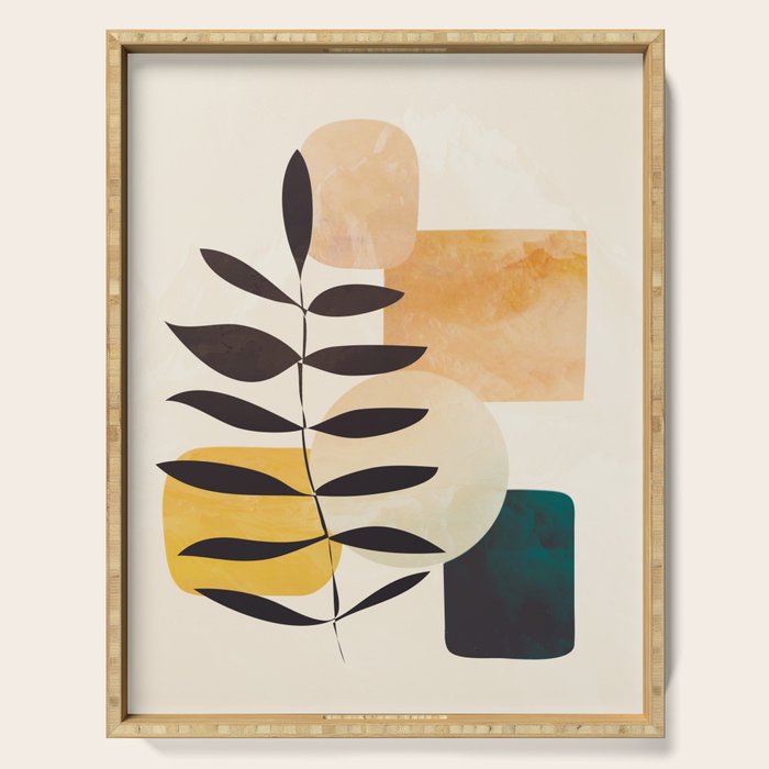 Abstract Elements 20 Serving Tray Gallery Image 1