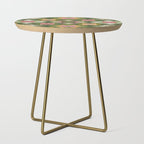 Checkerboard Quilt - Fall Colors Side Table Gallery Image 1