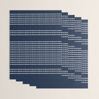 Spotted, African Pattern in Blue and White Wrapping Paper Gallery Image 3