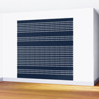 Spotted, African Pattern in Blue and White Wall Mural Gallery Image 2