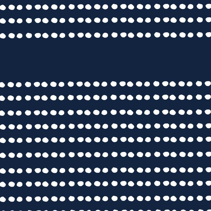 Spotted, African Pattern in Blue and White Coffee Mug Gallery Image 2