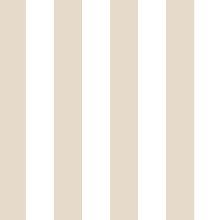 Neutral Stripes Narrow Vertical Stripe Pattern in Mushroom Beige and White Coffee Mug Gallery Image 2