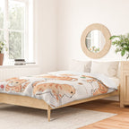 Orange Tabby Kitten Doodle  Duvet Cover Gallery Image 2
