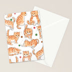 Orange Tabby Kitten Doodle  Stationery Card Gallery Image 2