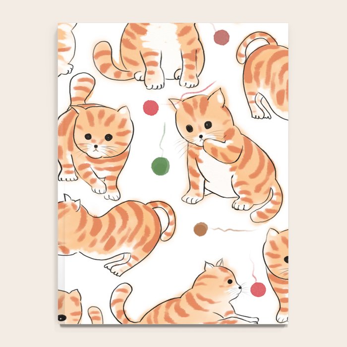 Orange Tabby Kitten Doodle  Notebook Gallery Image 4