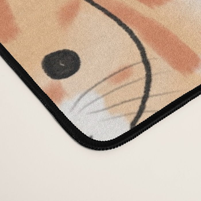 Orange Tabby Kitten Doodle  Desk Mat Gallery Image 4