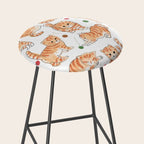 Orange Tabby Kitten Doodle  Stool Gallery Image 2