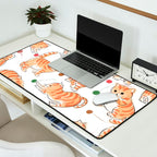 Orange Tabby Kitten Doodle  Desk Mat Gallery Image 2