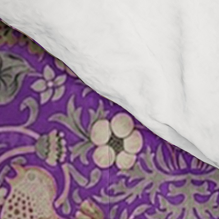 William Morris Strawberry Thief Purple Comforter Gallery Image 4
