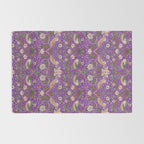 William Morris Strawberry Thief Purple Rug Gallery Image 2