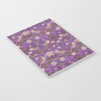 William Morris Strawberry Thief Purple Notebook Gallery Image 3