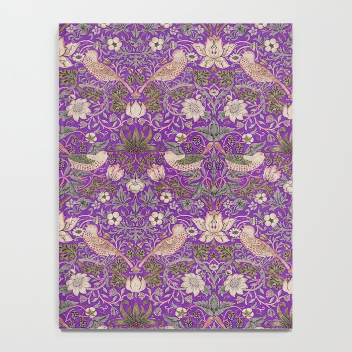William Morris Strawberry Thief Purple Notebook Gallery Image 4