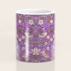 William Morris Strawberry Thief Purple Coffee Mug Gallery Image 4