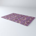 William Morris Strawberry Thief Purple Rug Gallery Image 3