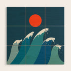 Cat Landscape 15 Wood Wall Art Gallery Image 1