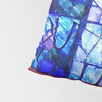 African American Portrait Painting of the Wales window at the 16th Street Baptist by Jeanpaul Ferro Pillow Sham Gallery Image 4