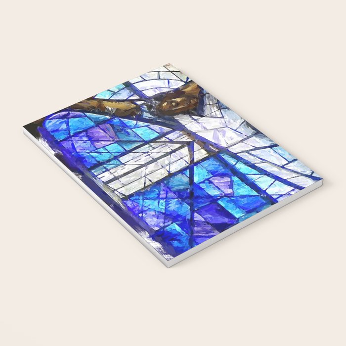 African American Portrait Painting of the Wales window at the 16th Street Baptist by Jeanpaul Ferro Notebook Gallery Image 3