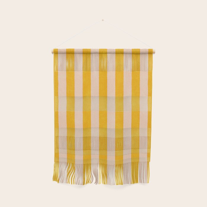STRIPES 001 A - Goldenrod Wall Hanging Gallery Image 1