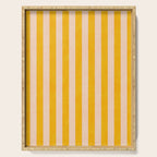 STRIPES 001 A - Goldenrod Serving Tray Gallery Image 1