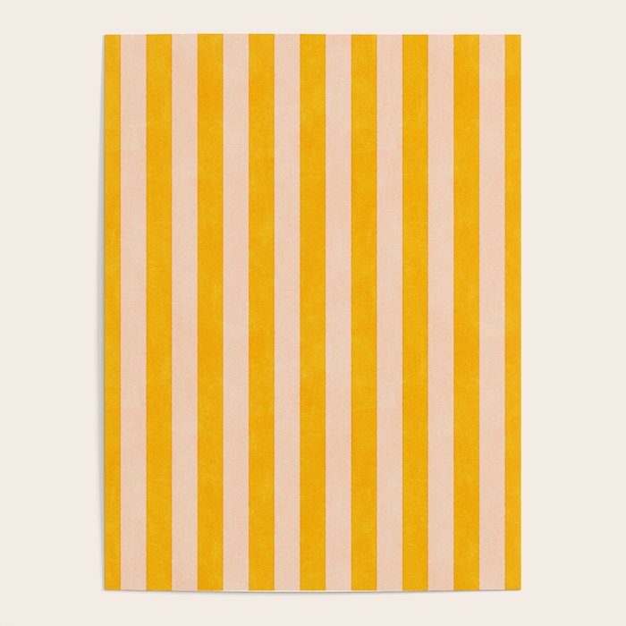 STRIPES 001 A - Goldenrod Poster Gallery Image 4