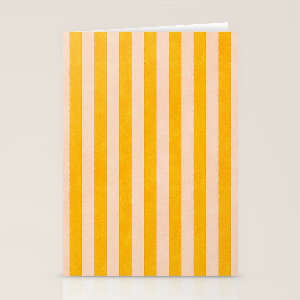 STRIPES 001 A - Goldenrod Stationery Card Gallery Image 2