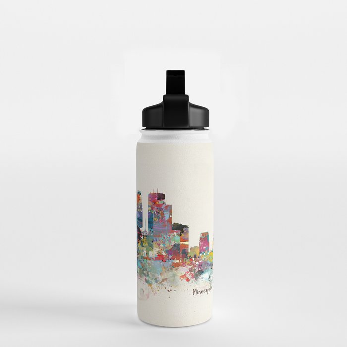 Minneapolis Minnesota skyline Water Bottle Gallery Image 2