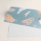 Vintage sea shell flat illustration pattern Wrapping Paper Gallery Image 2