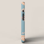 Vintage sea shell flat illustration pattern iPhone Case Gallery Image 2