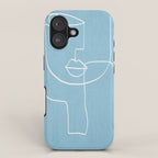 Abstract line art 38 iPhone Case Gallery Image 1