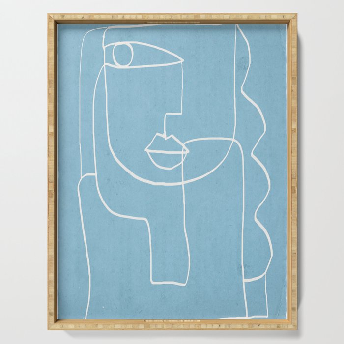 Abstract line art 38 Serving Tray Gallery Image 1