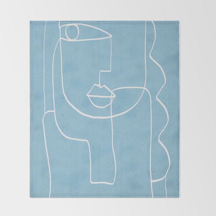 Abstract line art 38 Throw Blanket Gallery Image 2