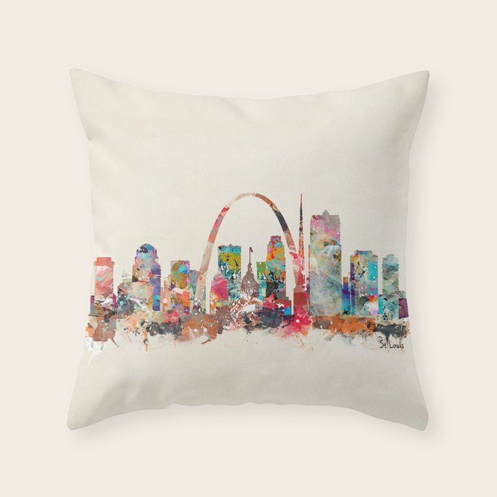 st louis missouri Throw Pillow Gallery Image 6