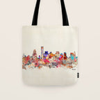 boston city massachusetts Tote Bag Gallery Image 1