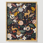 Christmas night forest 10 Serving Tray Gallery Image 1