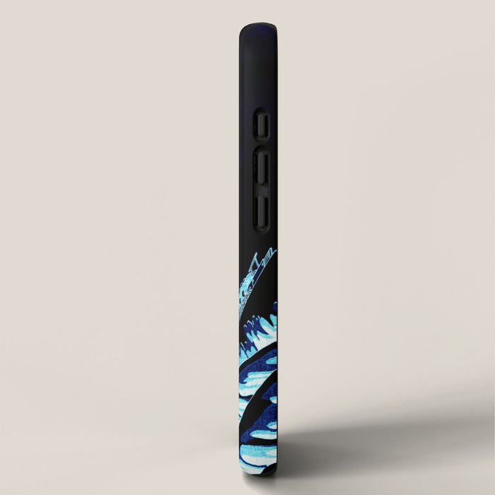 Midnight Great Wave: Enigmatic Depths iPhone Case Gallery Image 2