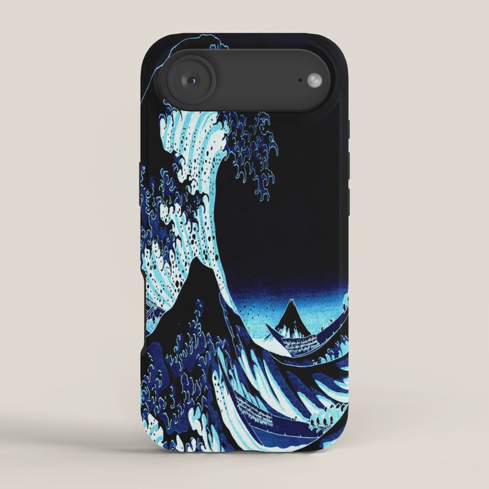 Midnight Great Wave: Enigmatic Depths iPhone Case