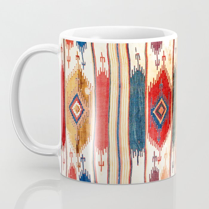 Aksaray Antique Cappadocian Turkish Kilim Print Coffee Mug Gallery Image 3