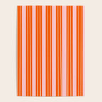 Playful Orange and Pink Stripe Poster Gallery Image 4