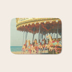 Seaside Carousel Bath Mat Gallery Image 1