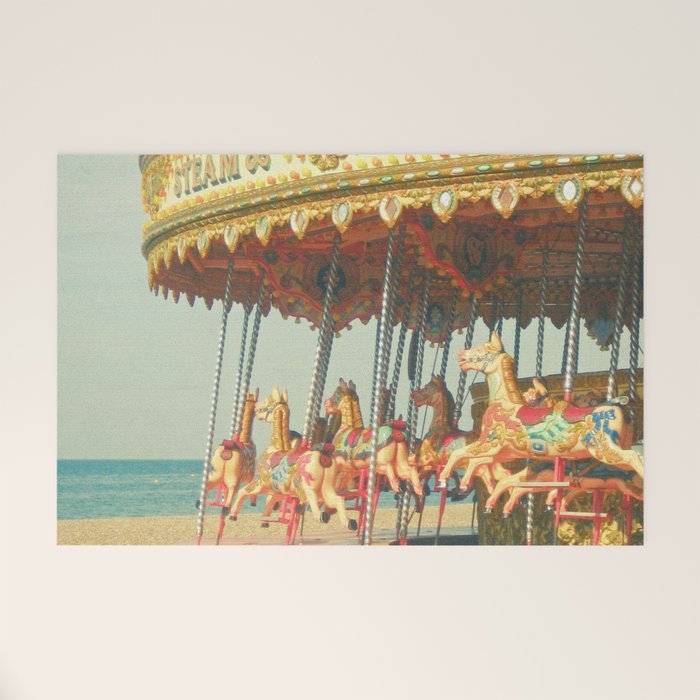 Seaside Carousel Welcome Mat Gallery Image 1